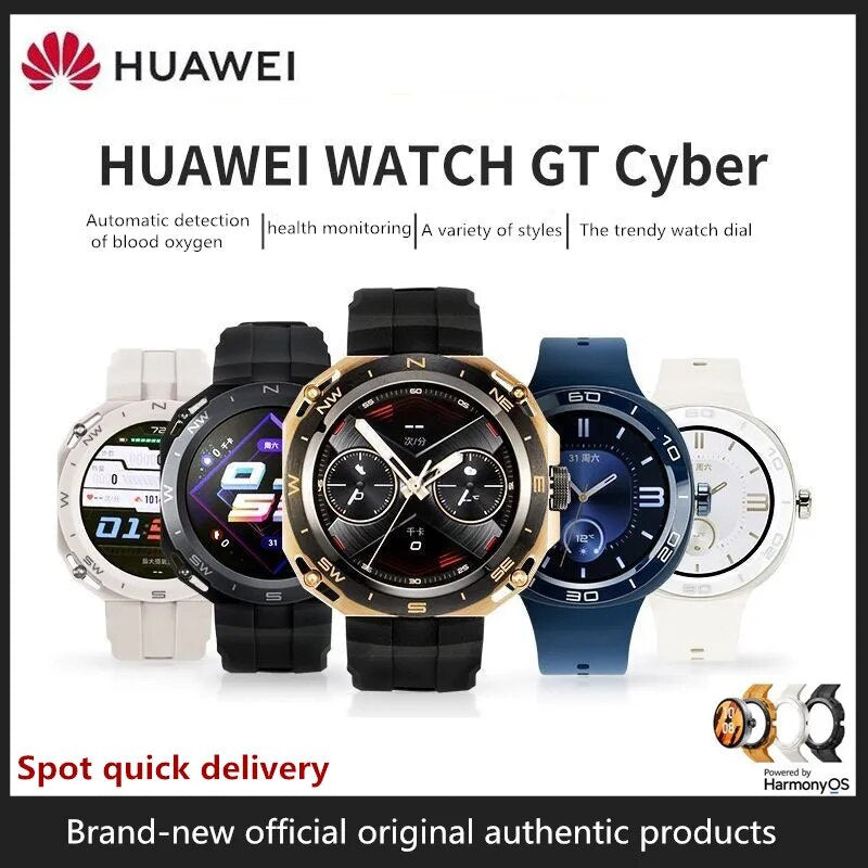 Huawei Watch GT Cyber Trend Sports Watch Flash Shell Bluetooth Call Health Monitoring New Original Authentic