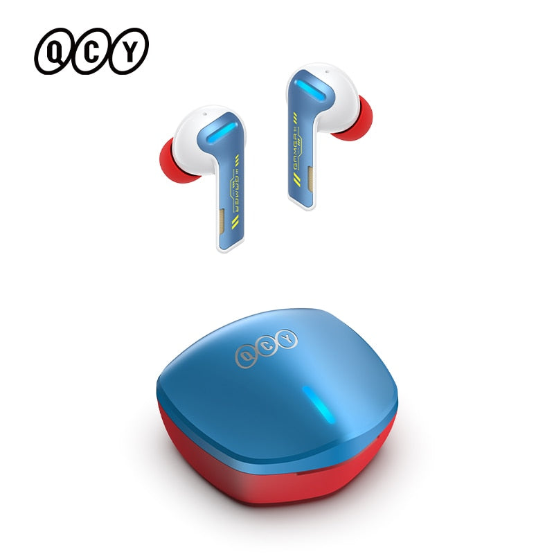 QCY G1 Gaming Earbuds 45ms Low Latency Headphone Stereo Sound Positioning TWS V5.2 Bluetooth Earphone 4 Mic+ENC Wireless Headset