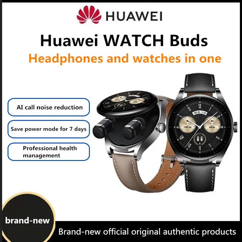 New  Huawei WATCH Buds Headphones Watch Two-in-One Smart Watch Huawei Headphones Watch AI Noise Reduction Call