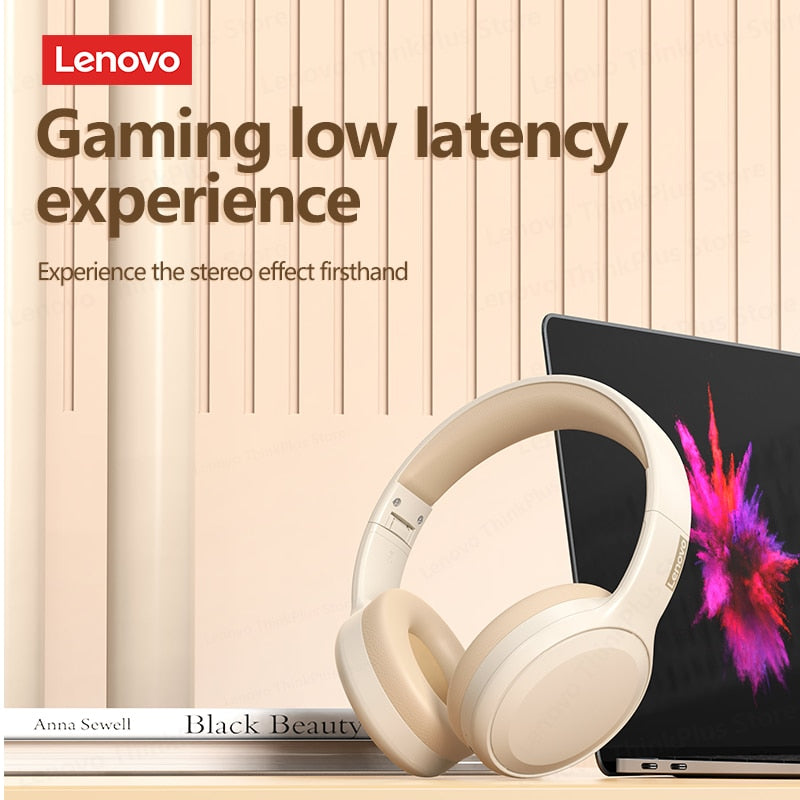 Original Lenovo th30 wireless headphones Bluetooth earphone 5.0 foldable headset sport headphone game Fone Bluetooth earbuds