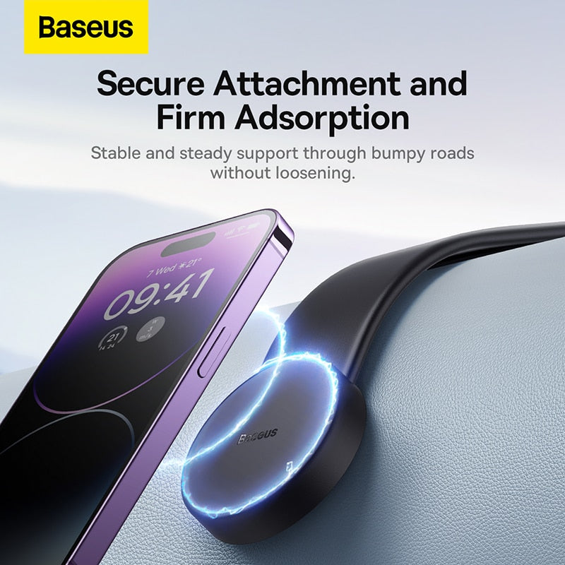 Baseus Magnetic Car Phone Holder Universal For iPhone 14 13 12 Pro Car Phone Stand Support Clip Mount Holder Magsafe Holder