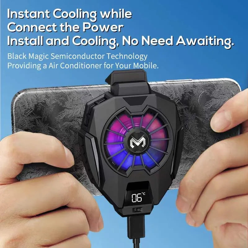MEMO Mobile Phone Cooler Game Cooling Fan Radiator For Cell Phone Portable Cool Heat Sink For iPhone Xiaomi Samsung iPad Cooler