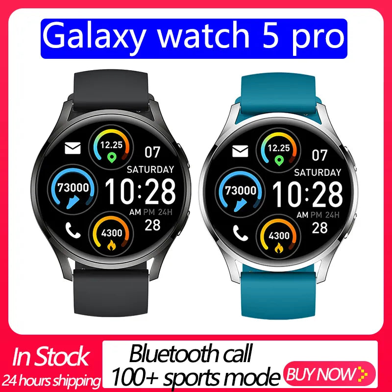 Bluetooth Call Smart Watch 5 Pro Men Women Korean Support Full Touch Screen IP68 Waterproof Smartwatch For Samsung Galaxy Huawei